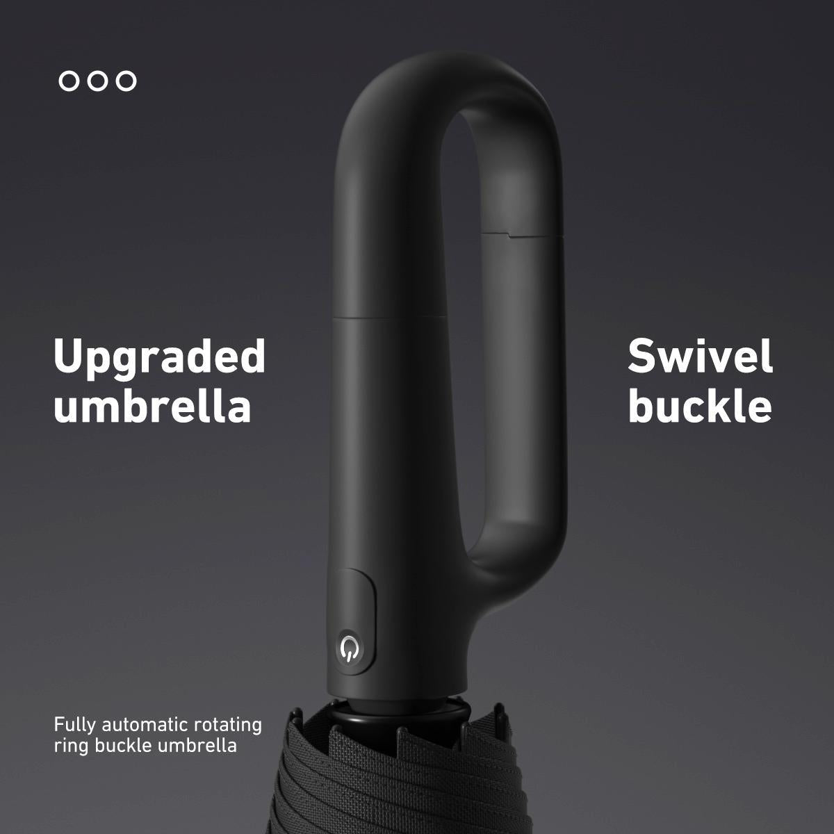 🔥[5𝟎% 𝐎𝐅𝐅 𝐋𝐀𝐒𝐓 𝐓𝐇𝐑𝐄𝐄 𝐃𝐀𝐘𝐒]Automatic Folding Umbrella, 1 Count/60pcs Portable Rain Umbrella with Loop Buckle, Windproof & Waterproof Umbrella for Men & Women-JKL