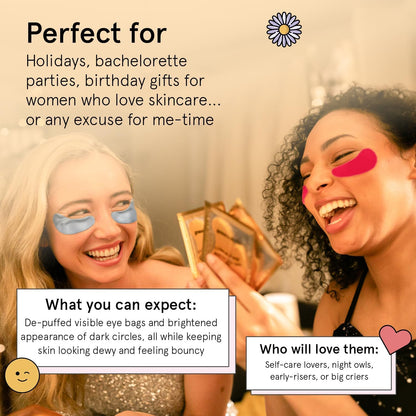 🔥[5𝟎% 𝐎𝐅𝐅 𝐋𝐀𝐒𝐓 𝐓𝐇𝐑𝐄𝐄 𝐃𝐀𝐘𝐒]Award Winning Under Eye Mask - Birthday Gifts for Women - Gel Eye Patches for Dark Circles, Puffy Eyes, Undereye Bags - Gifts for Mom - Travel Essentials - Vegan (24 Pairs, Gold)-JKL