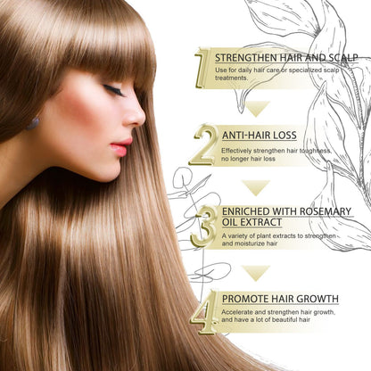 【Buy 1 Get 1 Free】Anti-Hair Fall Hair Loss Treatment Shampoo Oil Control Anti dandruff Haircare Ginseng Ginger Help Hair Growth Jojoba Oat Repair Reduce Hair Loss Scalp Cleanser Conditioner-HHH