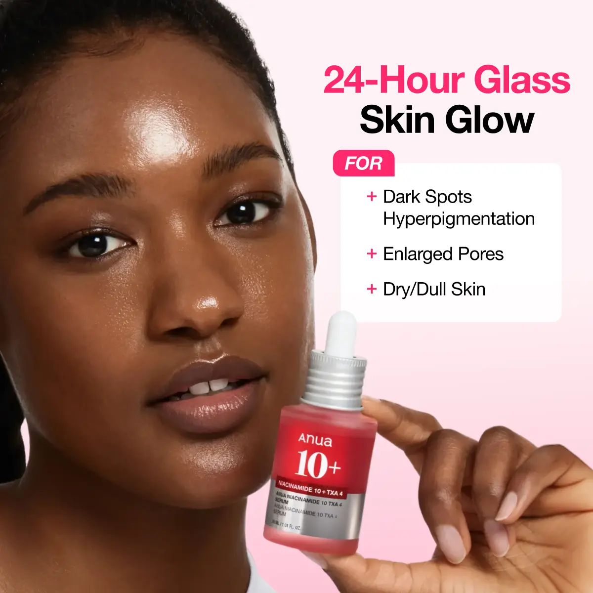 🔥[5𝟎% 𝐎𝐅𝐅 𝐋𝐀𝐒𝐓 𝐓𝐇𝐑𝐄𝐄 𝐃𝐀𝐘𝐒][Anua] Dark Spot Correcting Serum : 10%Niacinamide+ 4% Tranexamic Acid 1.01 fl.oz.(30ml) | Niacinamide Serum, PM Skincareproduct, Hyperpigmentation, Brightening-JKL