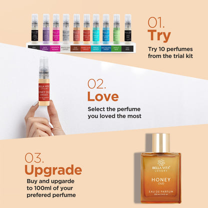 🔥[5𝟎% 𝐎𝐅𝐅 𝐋𝐀𝐒𝐓 𝐓𝐇𝐑𝐄𝐄 𝐃𝐀𝐘𝐒]Bellavita Luxury Honey Oud Eau de Parfum | 100 ml (3.4 fl.oz.) | Perfume for Men and Women | Sweet Honey, Bergamot, Oud, and Amber Notes | Women's Day Special-JKL