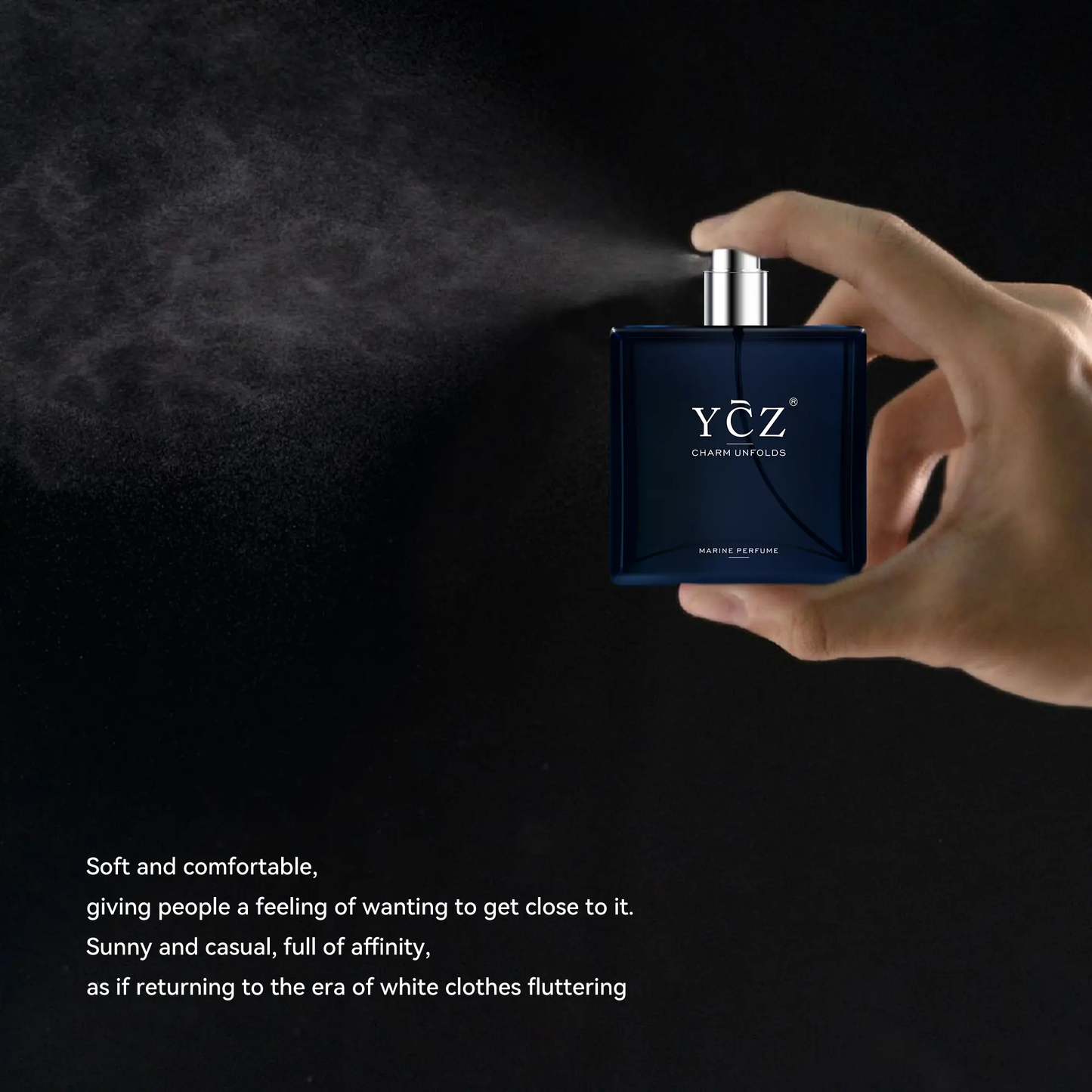 🔥[5𝟎% 𝐎𝐅𝐅 𝐋𝐀𝐒𝐓 𝐓𝐇𝐑𝐄𝐄 𝐃𝐀𝐘𝐒]YCZ Midnight Marine Eau De Parfum 50mlUnisex | Aromatic Aquatic Ocean Fresh WoodyPerfume with Bergamot Coconut Amber I LongLasting Luxury Arabian Fragrance for MenWomen I Premium Gift-JKL