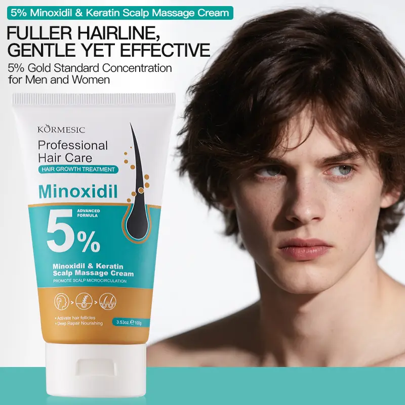 🔥[5𝟎% 𝐎𝐅𝐅 𝐋𝐀𝐒𝐓 𝐓𝐇𝐑𝐄𝐄 𝐃𝐀𝐘𝐒][BUY 1 GET 1 FREEJKORMESIC 5% MinoxidilHair Growth Scalp Massage Cream with Keratin& Ginger for Men Women Prevents LossRepairs Follicles Promotes Fast RegrowthStrengthens Roots Buy 1 Get 1 Free-JKL
