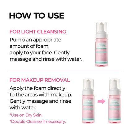 🔥[5𝟎% 𝐎𝐅𝐅 𝐋𝐀𝐒𝐓 𝐓𝐇𝐑𝐄𝐄 𝐃𝐀𝐘𝐒][Dr.Melaxin Official] Melting Cleanse Hypoallergenic Makeup remover with Quick Bubble, Deep Pore Cleansing for all skin type, 150ml-JKL
