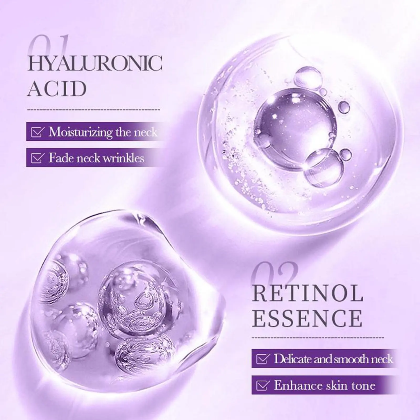 🔥[5𝟎% 𝐎𝐅𝐅 𝐋𝐀𝐒𝐓 𝐓𝐇𝐑𝐄𝐄 𝐃𝐀𝐘𝐒]Reduces Wrinkles and Double Chin,Five Rollers for All Around Massage,Neck Firming Cream,Collagen Neck Cream,Relieves Edema,Suitable for Wrinkled Skin,with Hyaluronic Acid,VitaminC+E.（Two-pack）-JKL