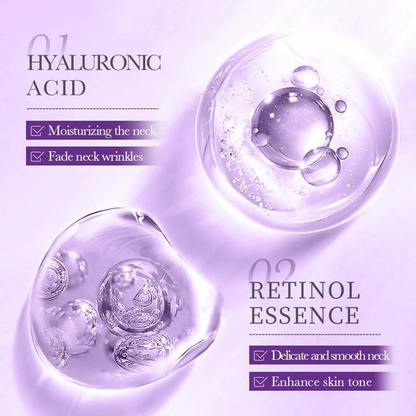 🔥[5𝟎% 𝐎𝐅𝐅 𝐋𝐀𝐒𝐓 𝐓𝐇𝐑𝐄𝐄 𝐃𝐀𝐘𝐒]Reduces Wrinkles and Double Chin,Five Rollers for All Around Massage,Neck Firming Cream,Collagen Neck Cream,Relieves Edema,Suitable for Wrinkled Skin,with Hyaluronic Acid,VitaminC+E.（Two-pack）-JKL