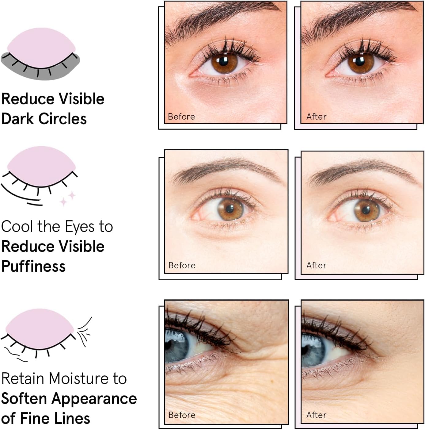 🔥[5𝟎% 𝐎𝐅𝐅 𝐋𝐀𝐒𝐓 𝐓𝐇𝐑𝐄𝐄 𝐃𝐀𝐘𝐒]Award Winning Under Eye Mask - Birthday Gifts for Women - Gel Eye Patches for Dark Circles, Puffy Eyes, Undereye Bags - Gifts for Mom - Travel Essentials - Vegan (24 Pairs, Gold)-JKL