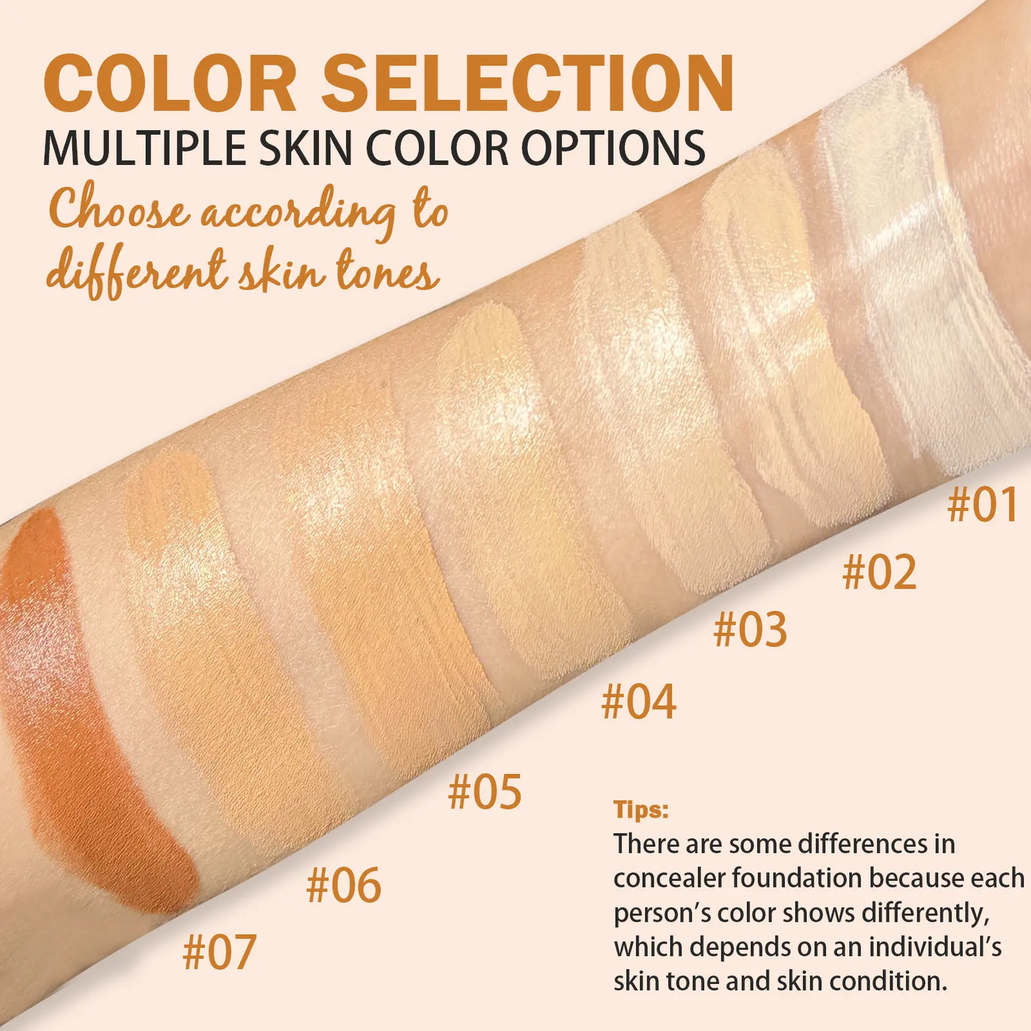 🔥[5𝟎% 𝐎𝐅𝐅 𝐋𝐀𝐒𝐓 𝐓𝐇𝐑𝐄𝐄 𝐃𝐀𝐘𝐒]Zaidoc 7-color Dual -Ended ConcealerFoundation Stick, 2-in-1 Long-LastingFoundation and Concealer with Brush, CreamyFull Coverage for Dark Circles & Blemishes,Hydrating Olive & Camellia, 2.09 Oz-JKL