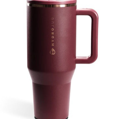HydroJug Traveler | Leak-Proof Insulated Tumbler with Flip Straw & Cup Holder Fit Flasks Lid-BP