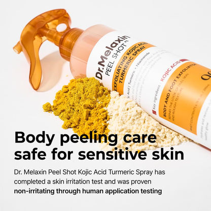 🔥[5𝟎% 𝐎𝐅𝐅 𝐋𝐀𝐒𝐓 𝐓𝐇𝐑𝐄𝐄 𝐃𝐀𝐘𝐒][Dr.melaxin Official] Peel Shot Keratin Care Kojic Acid Turmeric Spray 200ml Pore Clearing Exfoliating Formula Skin Repair Scrub-JKL