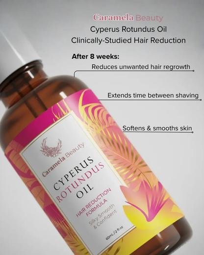 🔥[5𝟎% 𝐎𝐅𝐅 𝐋𝐀𝐒𝐓 𝐓𝐇𝐑𝐄𝐄 𝐃𝐀𝐘𝐒]Caramela Beauty Cyperus Rotundus Oil for Natural Hair Reduction - 60ml/2oz-JKL