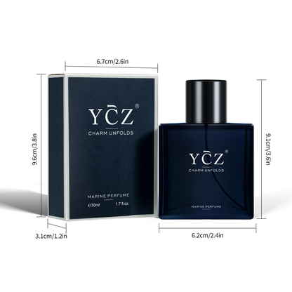 🔥[5𝟎% 𝐎𝐅𝐅 𝐋𝐀𝐒𝐓 𝐓𝐇𝐑𝐄𝐄 𝐃𝐀𝐘𝐒]YCZ Midnight Marine Eau De Parfum 50mlUnisex | Aromatic Aquatic Ocean Fresh WoodyPerfume with Bergamot Coconut Amber I LongLasting Luxury Arabian Fragrance for MenWomen I Premium Gift-JKL