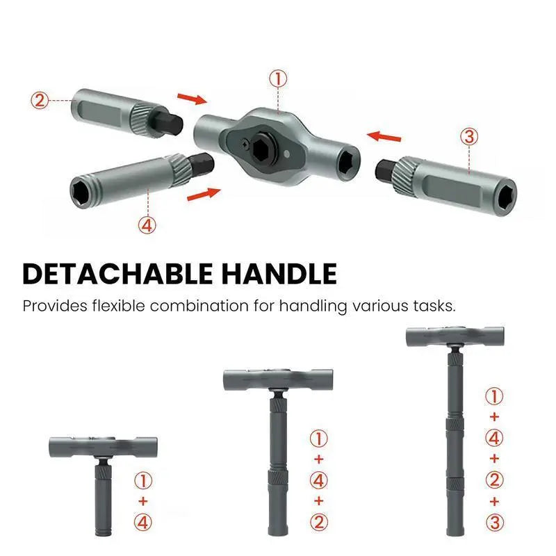 🔥[5𝟎% 𝐎𝐅𝐅 𝐋𝐀𝐒𝐓 𝐓𝐇𝐑𝐄𝐄 𝐃𝐀𝐘𝐒]SEESE 24 in 1 DlY Screwdriver Set,1 Set SwitchableScrewdriver Shape Magnetic Screwdriver Set,Compact and Portable Ratchet Screw0driver SetHome Repair Tool Box-JKL