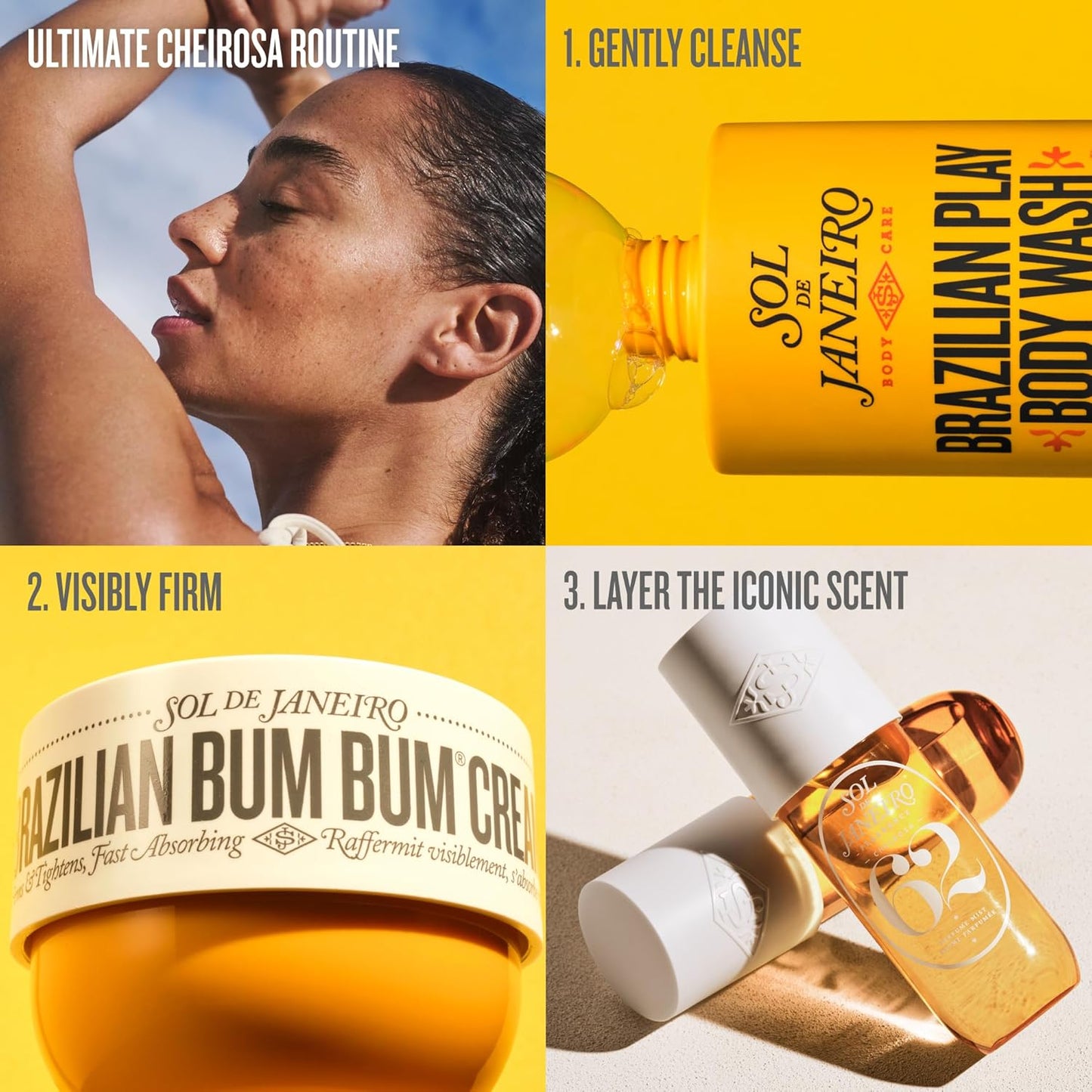 🔥[5𝟎% 𝐎𝐅𝐅 𝐋𝐀𝐒𝐓 𝐓𝐇𝐑𝐄𝐄 𝐃𝐀𝐘𝐒]Cheirosa Perfume Mist Best Sellers Set.Limited-edition Cheirosa set featuring four best-selling Sol de Janeiro perfume mists to mix, match, and layer-JKL