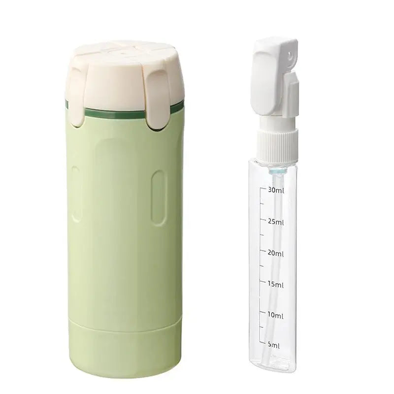 🔥[5𝟎% 𝐎𝐅𝐅 𝐋𝐀𝐒𝐓 𝐓𝐇𝐑𝐄𝐄 𝐃𝐀𝐘𝐒]4-in-1 Travel Dispenser Bottle for Toiletries Portable Cosmetic Shampoo Storage Lotion Compact Plastic Container Wholesale Easy Press Smooth Flow bottle-JKL