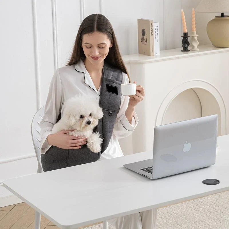 🔥[50% 𝐎𝐅𝐅 𝐋𝐀𝐒𝐓 𝐓𝐇𝐑𝐄𝐄 𝐃𝐀𝐘𝐒]Dog & Cat Sling for Small and Medium Pets Up to 15lbs with Adjustable Padded Shoulder Breathable Portable Carrier for Outside Travel Shopping Animal-LU