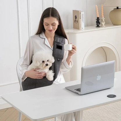 🔥[50% 𝐎𝐅𝐅 𝐋𝐀𝐒𝐓 𝐓𝐇𝐑𝐄𝐄 𝐃𝐀𝐘𝐒]Dog & Cat Sling for Small and Medium Pets Up to 15lbs with Adjustable Padded Shoulder Breathable Portable Carrier for Outside Travel Shopping Animal-LU