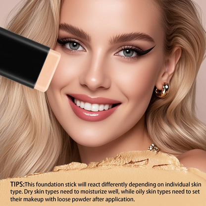 🔥[5𝟎% 𝐎𝐅𝐅 𝐋𝐀𝐒𝐓 𝐓𝐇𝐑𝐄𝐄 𝐃𝐀𝐘𝐒]Zaidoc 7-color Dual -Ended ConcealerFoundation Stick, 2-in-1 Long-LastingFoundation and Concealer with Brush, CreamyFull Coverage for Dark Circles & Blemishes,Hydrating Olive & Camellia, 2.09 Oz-JKL