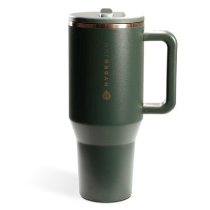 HydroJug Traveler | Leak-Proof Insulated Tumbler with Flip Straw & Cup Holder Fit Flasks Lid-BP
