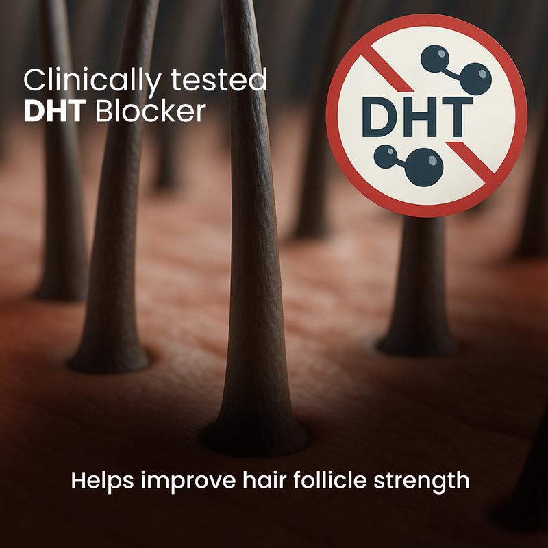 🔥[5𝟎% 𝐎𝐅𝐅 𝐋𝐀𝐒𝐓 𝐓𝐇𝐑𝐄𝐄 𝐃𝐀𝐘𝐒]Advanced Hair Density Roll-On Serum 25 ml | 5% Saw Palmetto, 3% Rosemary, 1% Caffeine Herbasome & 3% Fenugreek | Scalp Serum for Reduced Hair Fall | Men & Women-JKL