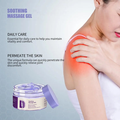 🔥[5𝟎% 𝐎𝐅𝐅 𝐋𝐀𝐒𝐓 𝐓𝐇𝐑𝐄𝐄 𝐃𝐀𝐘𝐒]Ximonth 100g Pain Relief Massage Gel, Natural Plant Extracts Soothing Gel, Fast Absorbing Non-Greasy Joint Discomfort Relief-JKL