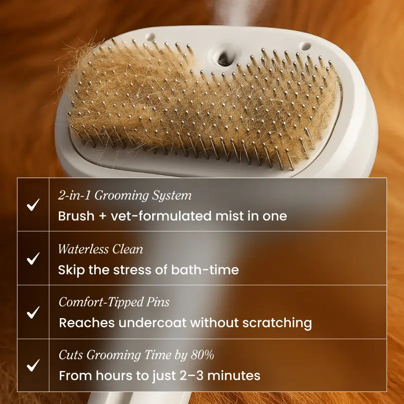 Waterless, vet-formulated grooming system|Bathe Your Dog Without Water-OA