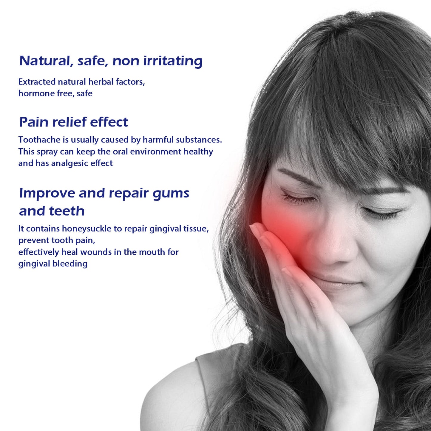 🔥Ends Today: 55% OFF!🔥Yatoning Spray for Toothache, Gum Swelling and Pain, Yatoning Toothache Liquid, Stop Cavity Bacteria, Tooth Decay from Heat, Cavities-vip