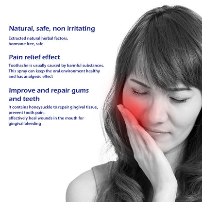 🔥Ends Today: 55% OFF!🔥Yatoning Spray for Toothache, Gum Swelling and Pain, Yatoning Toothache Liquid, Stop Cavity Bacteria, Tooth Decay from Heat, Cavities-vip
