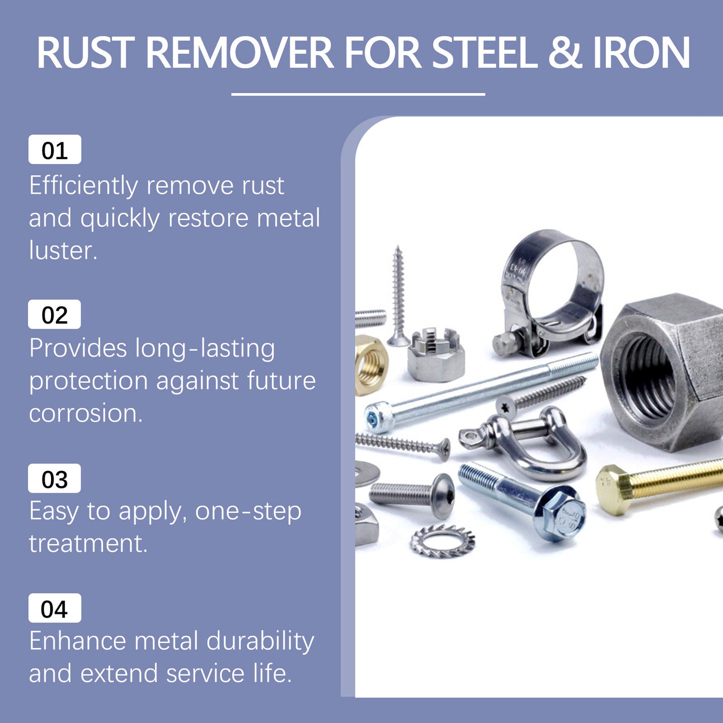 🔥[55% 𝐎𝐅𝐅 𝐋𝐀𝐒𝐓 𝐓𝐇𝐑𝐄𝐄 𝐃𝐀𝐘𝐒]Multi-functional rust remover, stainless steel cleaner, rust remover-LU