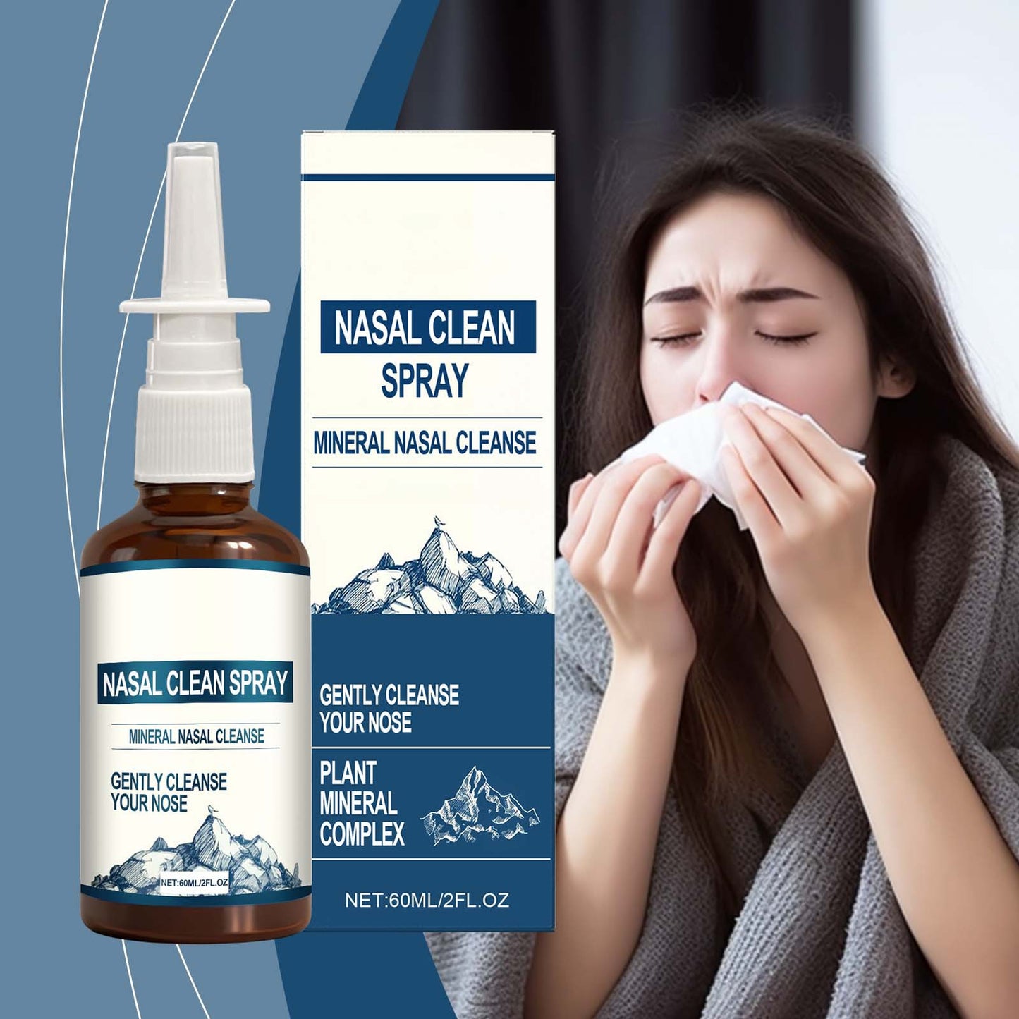 [𝐂𝐋𝐈𝐍𝐈𝐂𝐀𝐋𝐋𝐘 𝐑𝐄𝐂𝐎𝐌𝐌𝐄𝐍𝐃𝐄𝐃]Nasal Iodine – Nasal Cleanse– Neutralize Nose - Iodine + Fulvic Acid Blend -100% Natural Mineral Complex – (2 oz. Bottle+Nasal Sprayer) Oral Daily-LU