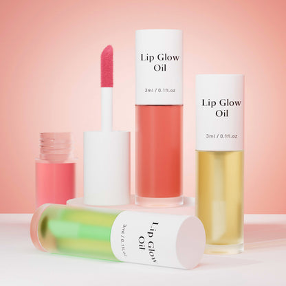 🔥[75% 𝐎𝐅𝐅 𝐋𝐀𝐒𝐓 𝐓𝐇𝐑𝐄𝐄 𝐃𝐀𝐘𝐒]Fruit Lip Oil + Lip Gloss | Shimmering Lip Gloss, Long-Lasting Color, Moisturizing Lip Care (7 shades) – Hydrating Lip Tint/Gloss/Stick that Delivers Shine, Moisture, and Color that Stays-LU