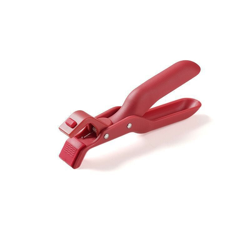🔥[6𝟎% 𝐎𝐅𝐅 𝐋𝐀𝐒𝐓 𝐓𝐇𝐑𝐄𝐄 𝐃𝐀𝐘𝐒]Hot Plate Gripper, Multi-Purpose Anti-Scald Tool for Bowls, Plates, Pans, Serving as Holder, Clip, Tongs, Clamp in Kitchen Red & Green-3@OK