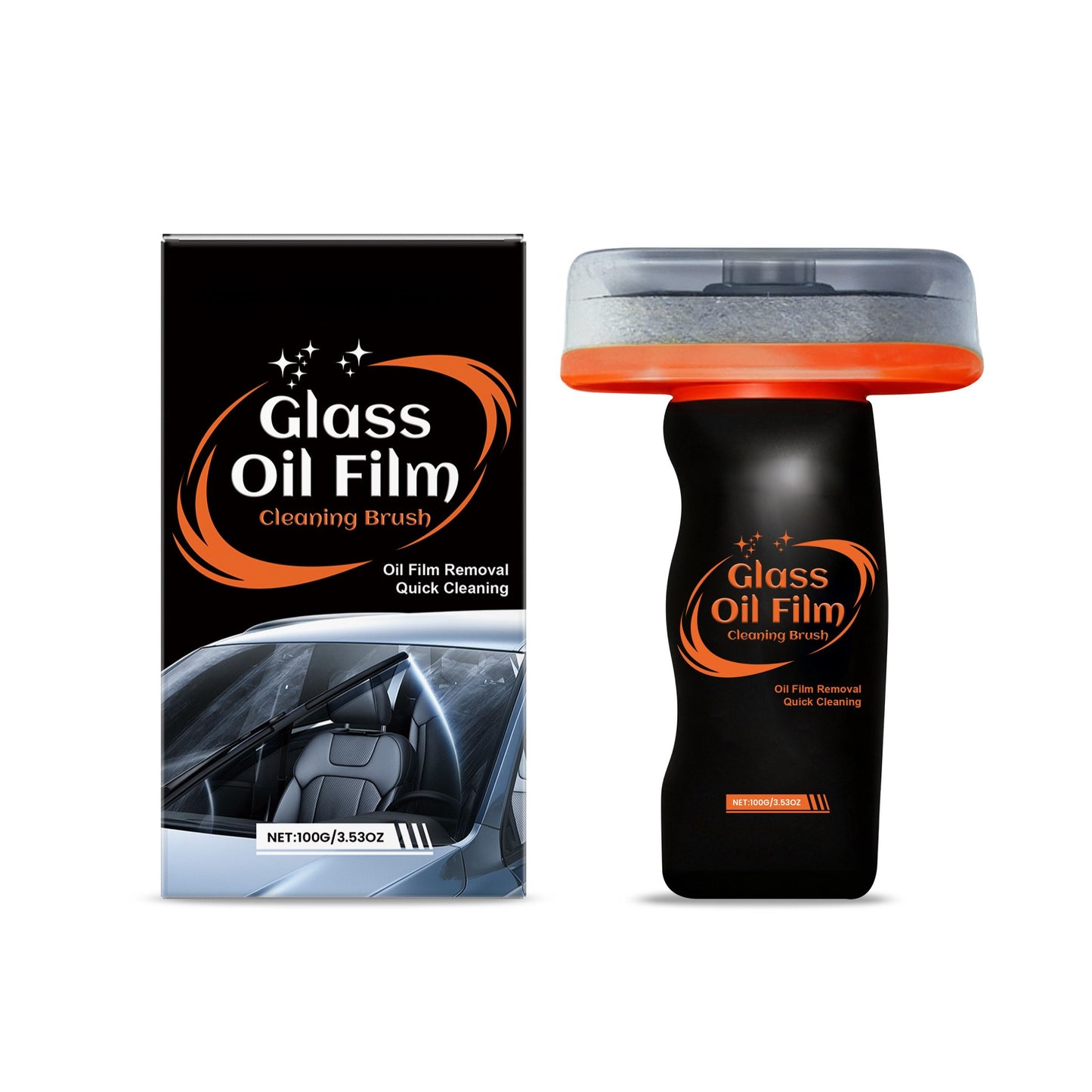 🔥Ends Tonight: Get 60% OFF Before It’s Gone!⏰All-in-One Glass Cleaning Brush - Effortlessly Removes Grease Film & Water Spots from Auto Glass-LU