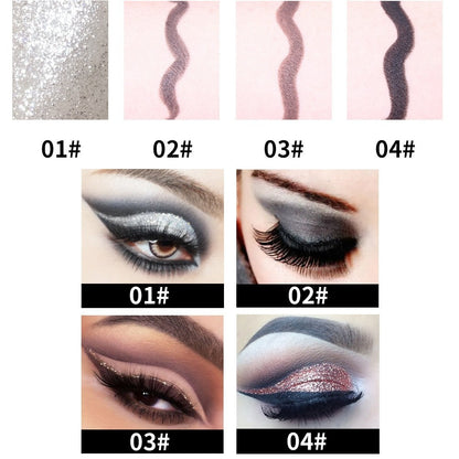 [BUY ONE FREE ONE]Waterproof Eyeliner Cream Matte Quick-Dry Single-Ended Rich Matte Eyeliner AYKY-vip