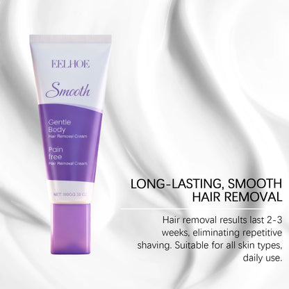 🔥Ends Today: 55% OFF!🔥Bikini Pain-Free Hair Removal Cream for Sensitive Skin, Hypoallergenic Formula-Gentle & Fast-Acting Depilatory with Citrus Scent, Aloe & Hyaluronic Acid for Soothing Care, Suitable for Men & Women-vip