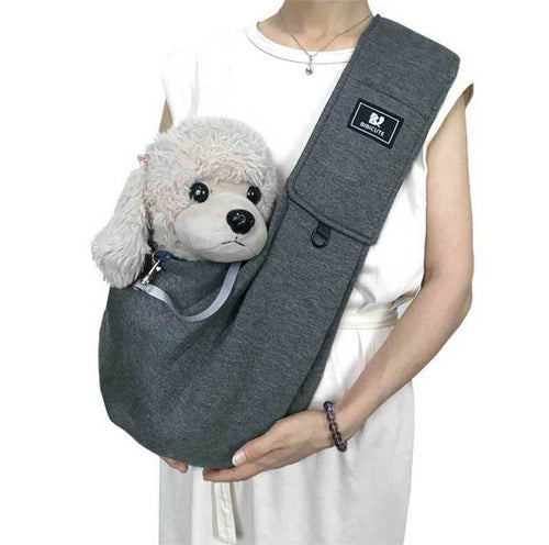 🔥[50% 𝐎𝐅𝐅 𝐋𝐀𝐒𝐓 𝐓𝐇𝐑𝐄𝐄 𝐃𝐀𝐘𝐒]Dog & Cat Sling for Small and Medium Pets Up to 15lbs with Adjustable Padded Shoulder Breathable Portable Carrier for Outside Travel Shopping Animal-LU