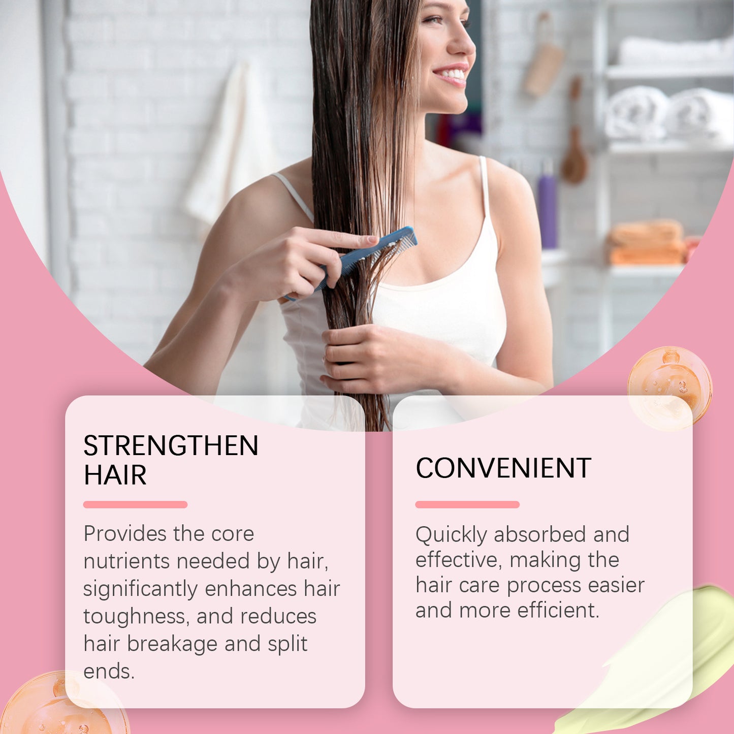 🔥[5𝟎% 𝐎𝐅𝐅 𝐋𝐀𝐒𝐓 𝐓𝐇𝐑𝐄𝐄 𝐃𝐀𝐘𝐒]Keratin Hair Mask Repair and Nourish Frizzy, Dry Hair, Restore Shine Keratin Hair Mask-vip