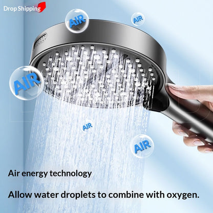 🔥[55% 𝐎𝐅𝐅 𝐋𝐀𝐒𝐓 𝐓𝐇𝐑𝐄𝐄 𝐃𝐀𝐘𝐒]Shower Head Hose&Bracket,Shower Head Set With 1.5m Hose,Bathroom Shower Equipment-LU