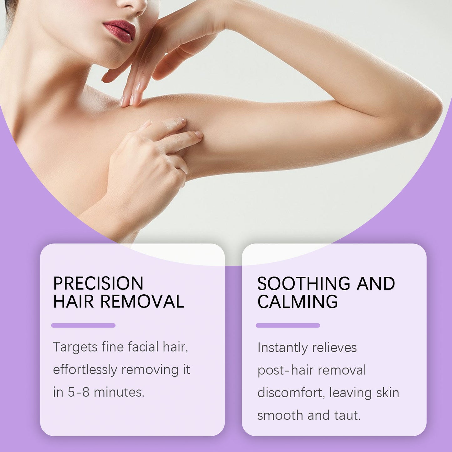 🔥Ends Today: 55% OFF!🔥Bikini Pain-Free Hair Removal Cream for Sensitive Skin, Hypoallergenic Formula-Gentle & Fast-Acting Depilatory with Citrus Scent, Aloe & Hyaluronic Acid for Soothing Care, Suitable for Men & Women-vip