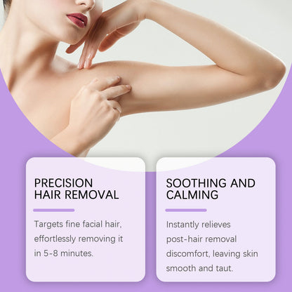 🔥Ends Today: 55% OFF!🔥Bikini Pain-Free Hair Removal Cream for Sensitive Skin, Hypoallergenic Formula-Gentle & Fast-Acting Depilatory with Citrus Scent, Aloe & Hyaluronic Acid for Soothing Care, Suitable for Men & Women-vip