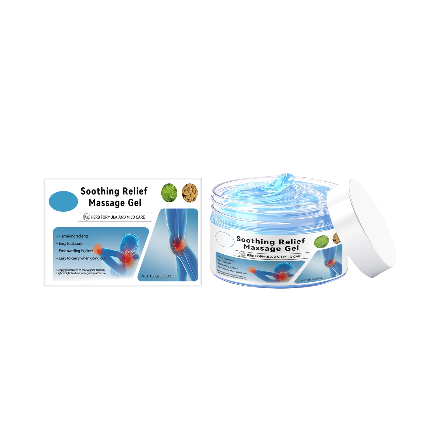 【Buy one free one】 Joint Care Gel Knee Lumbar Shoulder Neck Muscle Pain Body Care Massage Cream Gel-VIP