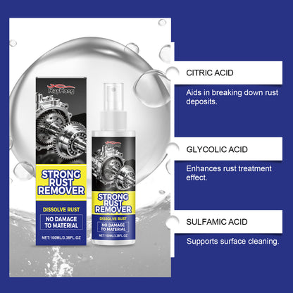 【Buy one free one】Rust remover automotive and household hardware cleaning, stain removal, maintenance, refurbishing, lubrication, and daily care spray-vip