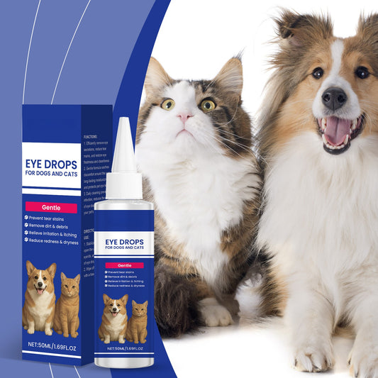 Pet Eye Drops-Relieves Conjunctivitis, Dry Eyes, Cataracts, and Keratitis-OA