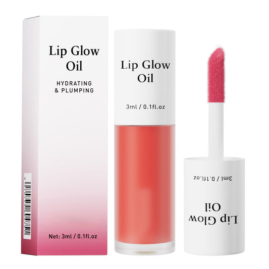 🔥[75% 𝐎𝐅𝐅 𝐋𝐀𝐒𝐓 𝐓𝐇𝐑𝐄𝐄 𝐃𝐀𝐘𝐒]Fruit Lip Oil + Lip Gloss | Shimmering Lip Gloss, Long-Lasting Color, Moisturizing Lip Care (7 shades) – Hydrating Lip Tint/Gloss/Stick that Delivers Shine, Moisture, and Color that Stays-LU