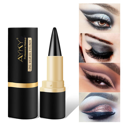 [BUY ONE FREE ONE]Waterproof Eyeliner Cream Matte Quick-Dry Single-Ended Rich Matte Eyeliner AYKY-vip