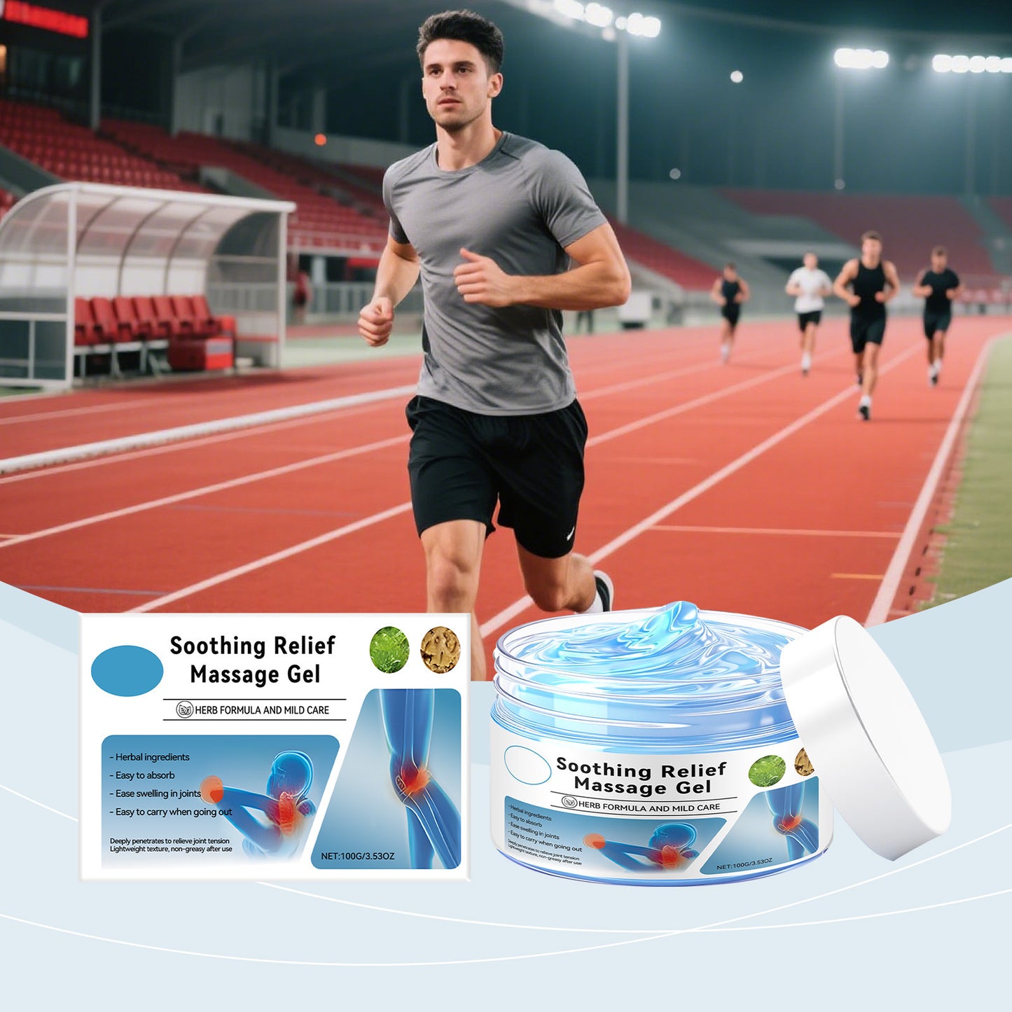 【Buy one free one】 Joint Care Gel Knee Lumbar Shoulder Neck Muscle Pain Body Care Massage Cream Gel-VIP