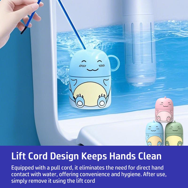 🔥[65% 𝐎𝐅𝐅 𝐋𝐀𝐒𝐓 𝐓𝐇𝐑𝐄𝐄 𝐃𝐀𝐘𝐒]CloudMades Cute Dinosaur-Shaped Toilet Bowl Cleaner Bottle, Bathroom Toilet Tank Cleaner with Ocean, Jasmine, and Peach Scent,Three bottles can be used for 9 months (Three colors and three bottles)-LU