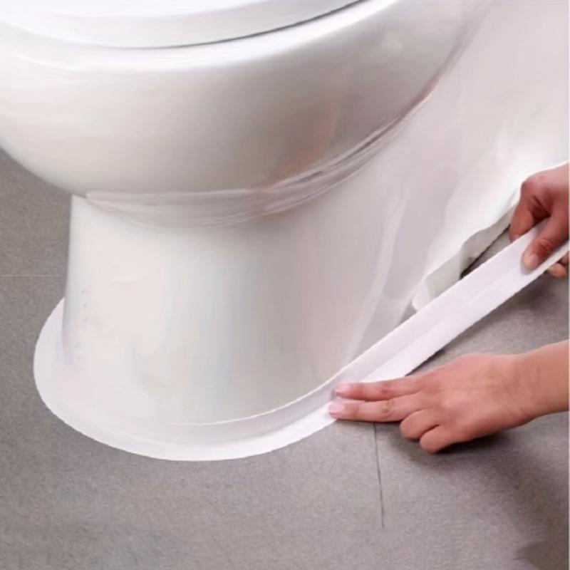 White Waterproof Caulk Tape 3.2m Self-Adhesive Sealing Tape for Bathroom Kitchen Sink Toilet Tub Edges Easy Application & Durability-OA