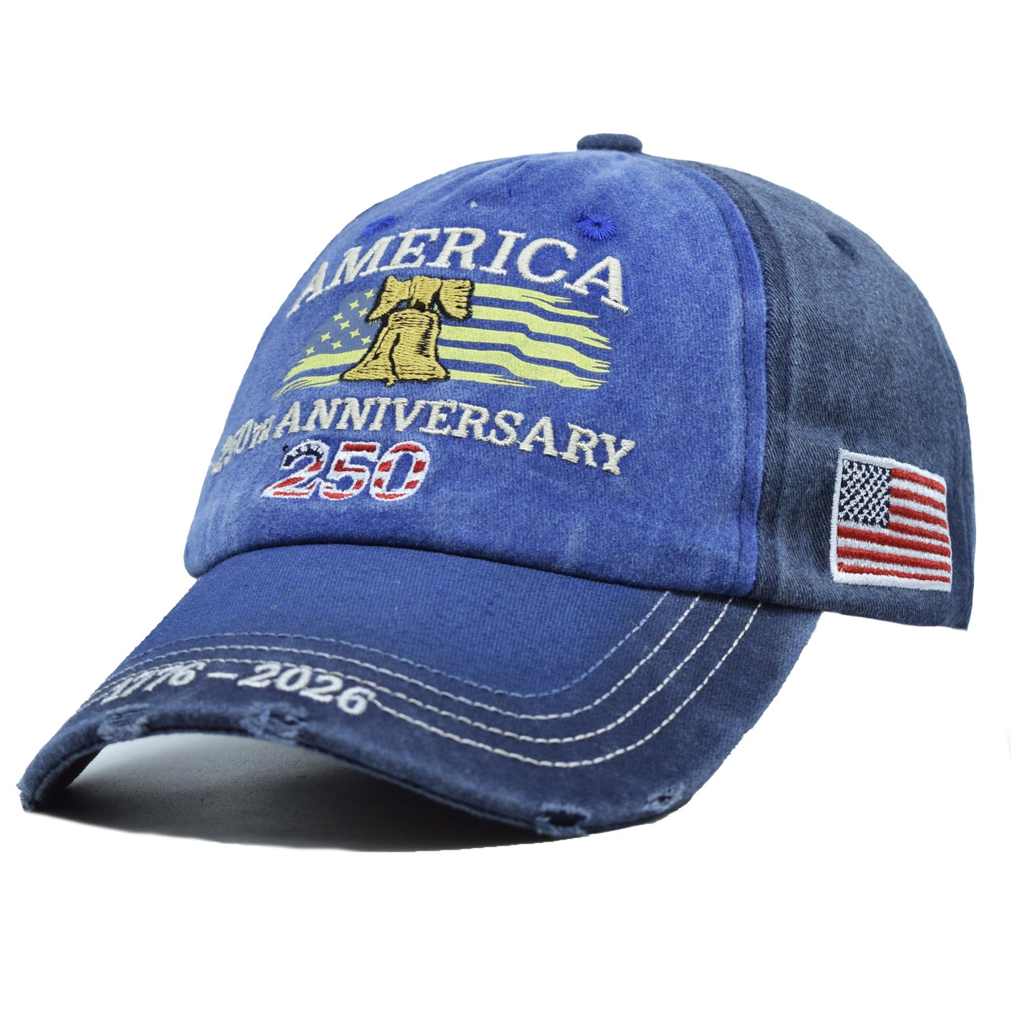 🔥[5𝟎% 𝐎𝐅𝐅 𝐋𝐀𝐒𝐓 𝐓𝐇𝐑𝐄𝐄 𝐃𝐀𝐘𝐒]US 250th Anniversary Embroidered Baseball Cap, UPF 50+ Sun Protection Commemorative Hat-JKL
