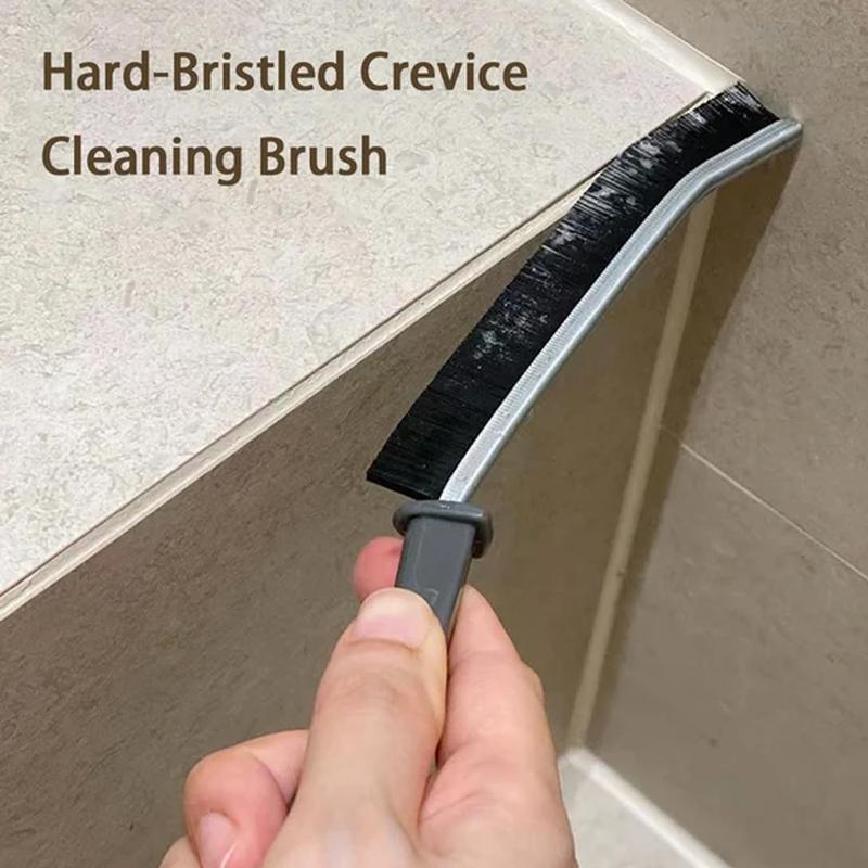 Multi-5 Pcs Crevice Cleaning brush，Hard Bristle Gap Brush，Multifunctional for Bathroom Household Kitchen Tiles Window Crevice Cleaning Tool，Spring Cleaning，house cleaning，home cleaning，Mother's Slay Home-OA